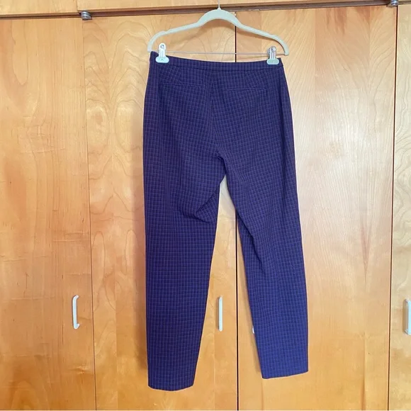 Elie Tahari Purple Plaid Pants (sz 8) - Picture 5 of 13